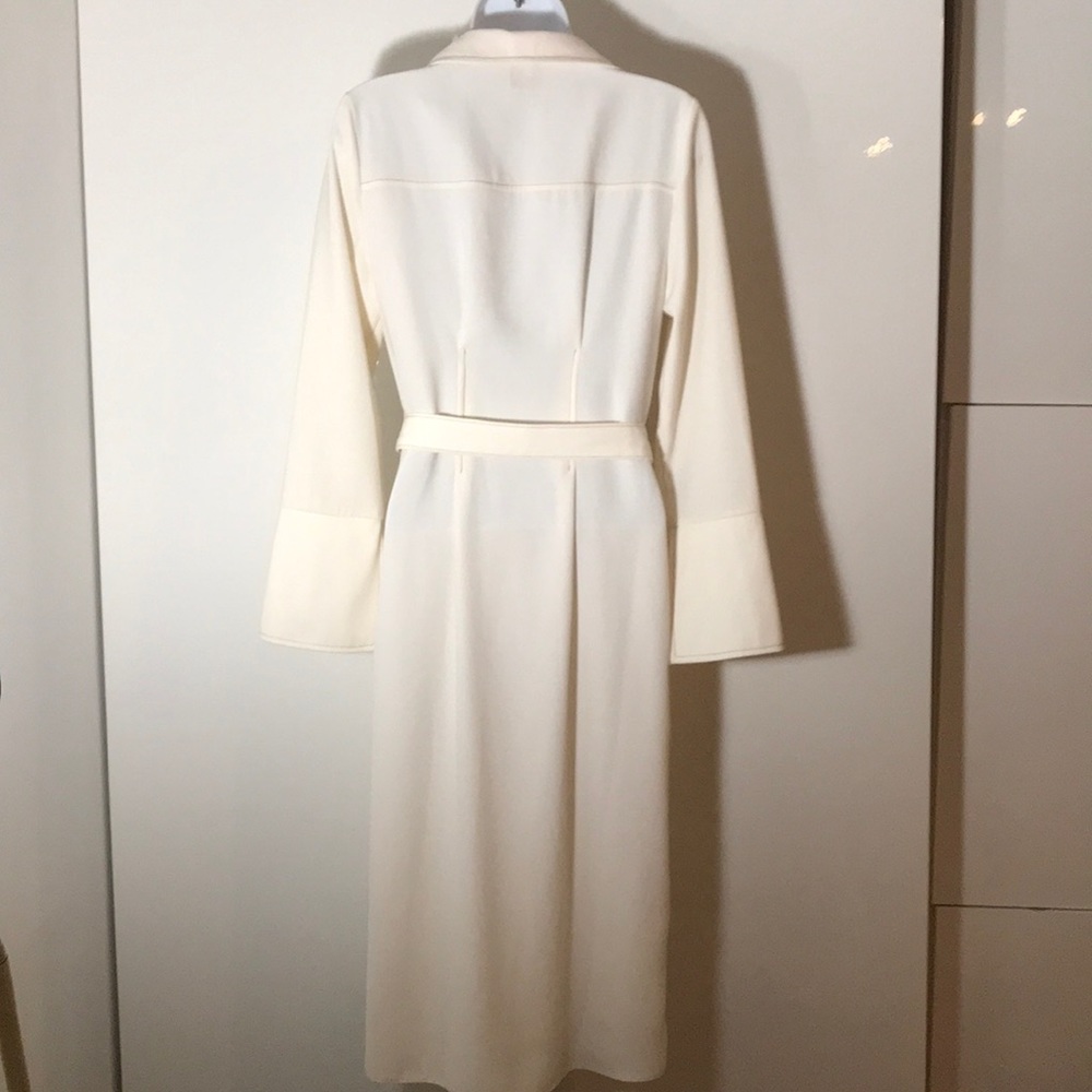 ASOS 70s Shirt Midi Dress With Extreme Collar - Picture 6 of 7